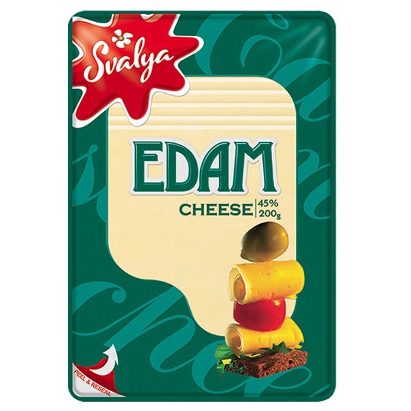 Sliced Cheese Edam 45% – 5.29 oz (150gr)